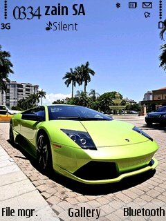 Green Lamborghini -  1