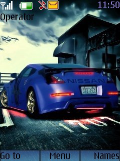 Blue Nissan -  1