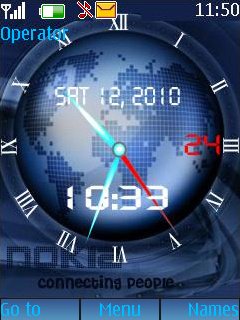 Blue Premium Clock -  1