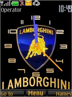 Lamborghini Clock -  1
