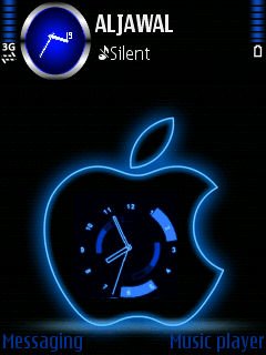 Animated Blue Apple -  1