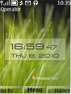 Vista Grass Clock -  1