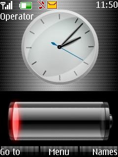 Battery Clock -  1