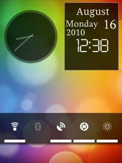 Color Dual Clock -  1