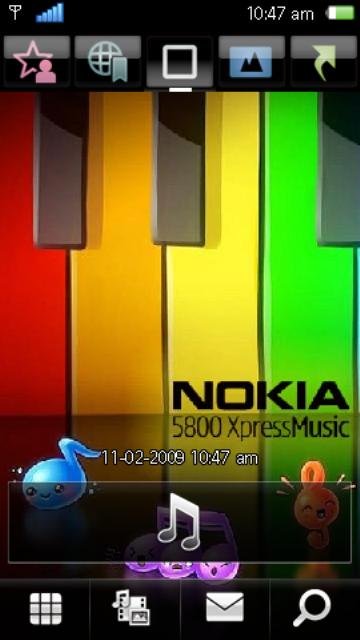 Colorful Nokia Piano -  1