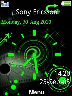 Green Clock -  1