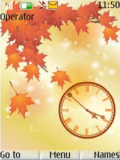Autumn Clock -  1
