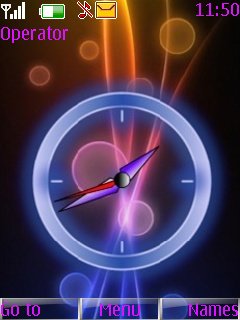 Colorful Anlog Clock -  1