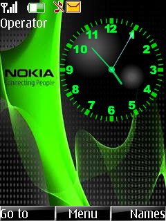 Noki Green Clock -  1