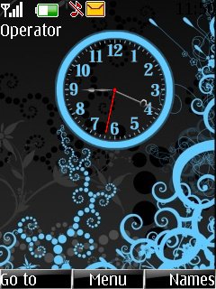 Blue Clock -  1