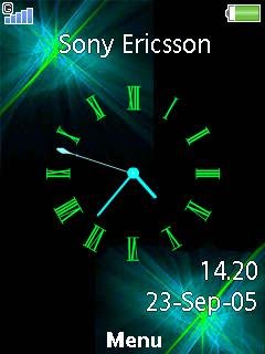 Green Clock -  1