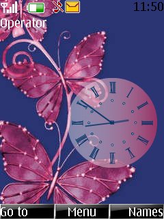 Butterfly Clock -  1