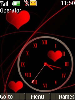 Hearts Clock -  1