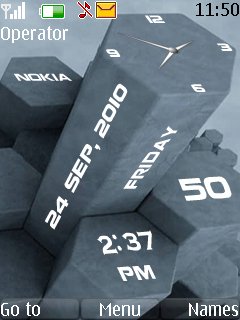 3d Hexa Clock -  1