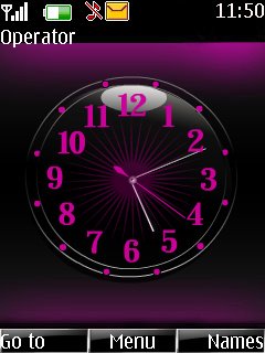 Pink Clock -  1