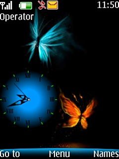 Butterflys Clock -  1