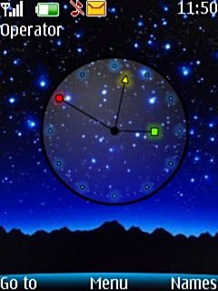 Night Stars Clock -  1