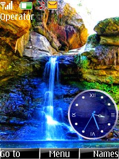 Waterfall Clock -  1