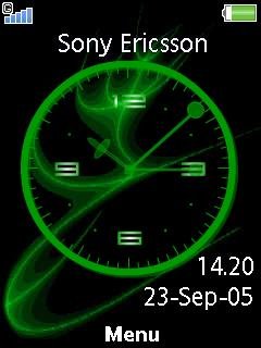 Green Clock -  1