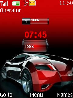 Audi Battery Clock -  1