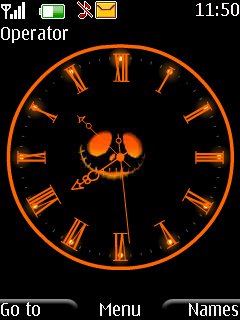 Halloween Clock -  1