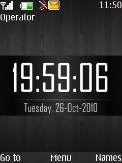 Nokia Black Clock -  1