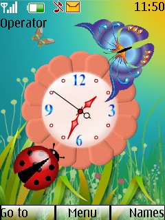 Butterfly Clock -  1