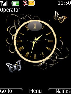 Butterfly Clock -  1