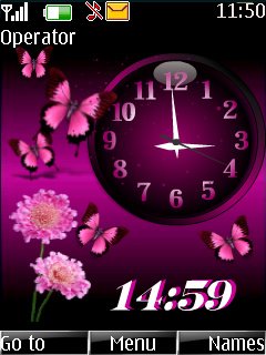 Butterfly Dual Clock -  1