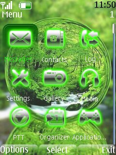 Green Clock -  2