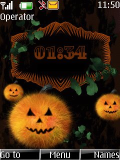 Halloween Clock -  1