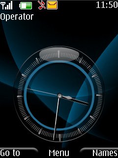 Nokia Blue Clock -  1