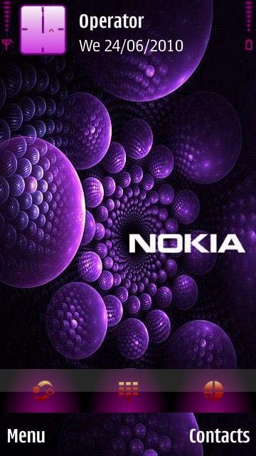 Nokia Purple Abstrac -  1