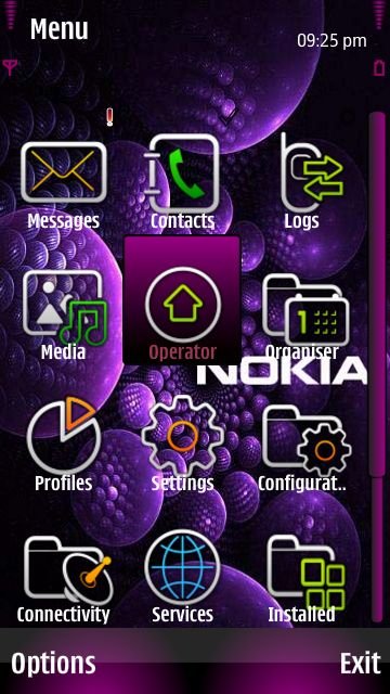Nokia Purple Abstrac -  2