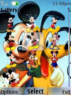 Mickey Clock N Icons -  2