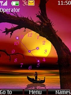 Sunset Clock -  1