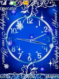 Merry new Year Clock -  1
