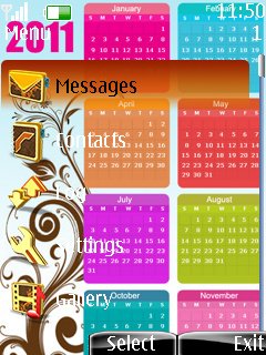 2011 Year Calender -  2