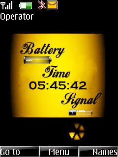 Battery Signal Clock -  1