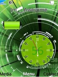 Green Clock -  1