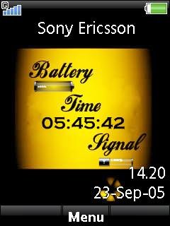 Battery Signal Clock -  1