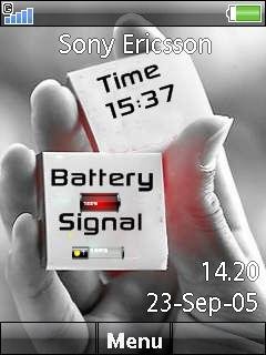 Hand Battery Signal -  1