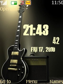 Guitar Clock -  1