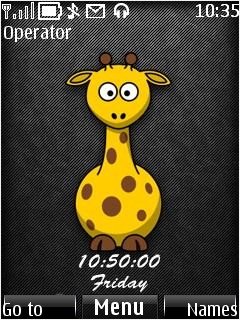 Giraffe Clock -  1