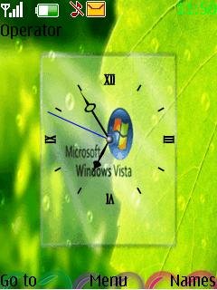 Vista Leaf Clock -  1