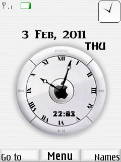 Apple Analog Clock -  1
