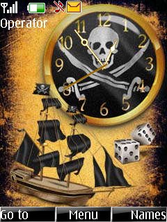 Pirate Clock -  1