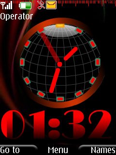 Globe Dual Clock -  1