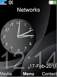 Black Analog Clock -  1