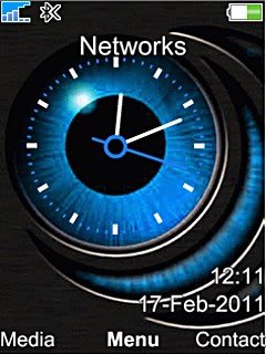 Blue Analog Clock -  1